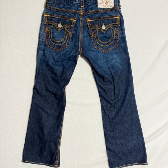 True Religion Size M Women's Dark Blue Boot Cut Jeans - Picture 3 of 6